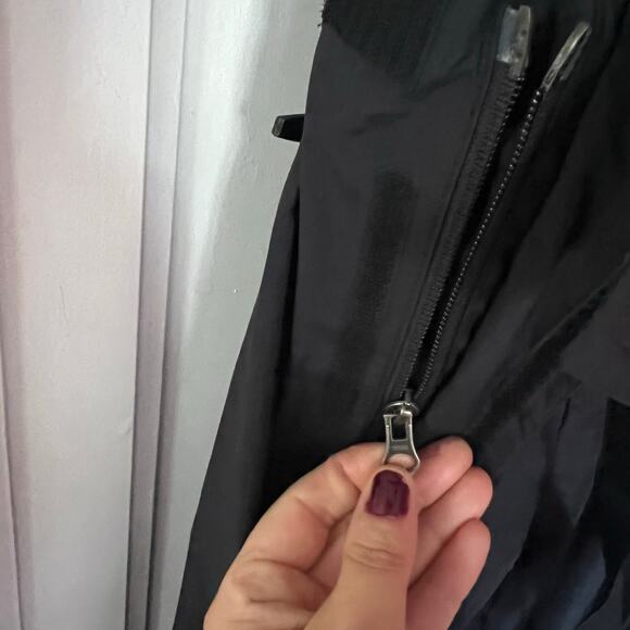 L.L. Bean Black Snow Pants Suspenders SZ L - Picture 7 of 7